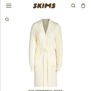 🤍SKIMS NWT Cozy Knit Robe 🤍